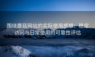 围绕蘑菇网站的实际使用感想：稳定访问与日常使用的可靠性评估