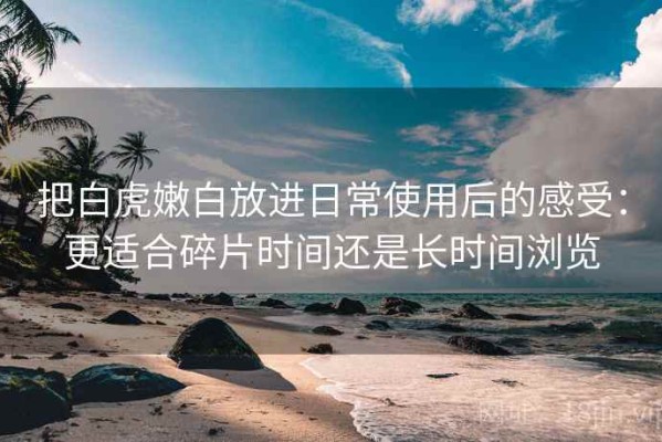 把白虎嫩白放进日常使用后的感受：更适合碎片时间还是长时间浏览