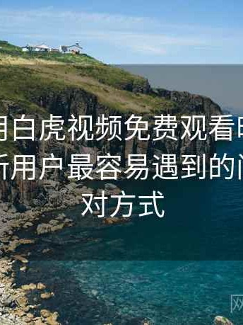 第一次用白虎视频免费观看时的真实感受：新用户最容易遇到的问题与应对方式