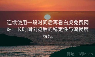 连续使用一段时间后再看白虎免费网站：长时间浏览后的稳定性与流畅度表现