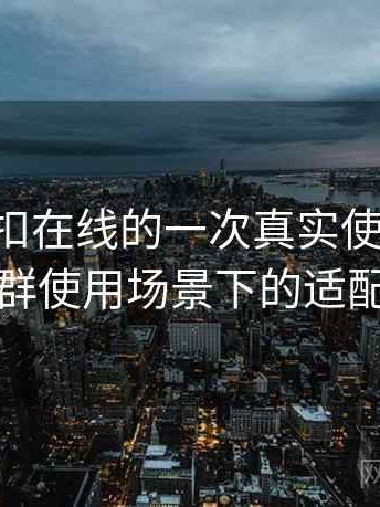 白虎自扣在线的一次真实使用体验：不同人群使用场景下的适配度观察
