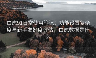 白虎91日常使用笔记：功能设置复杂度与新手友好度评估，白虎数据是什么