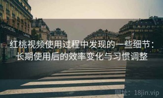 红桃视频使用过程中发现的一些细节：长期使用后的效率变化与习惯调整