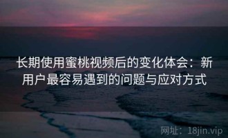 长期使用蜜桃视频后的变化体会：新用户最容易遇到的问题与应对方式