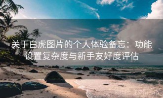 关于白虎图片的个人体验备忘：功能设置复杂度与新手友好度评估