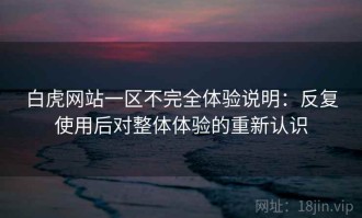 白虎网站一区不完全体验说明：反复使用后对整体体验的重新认识