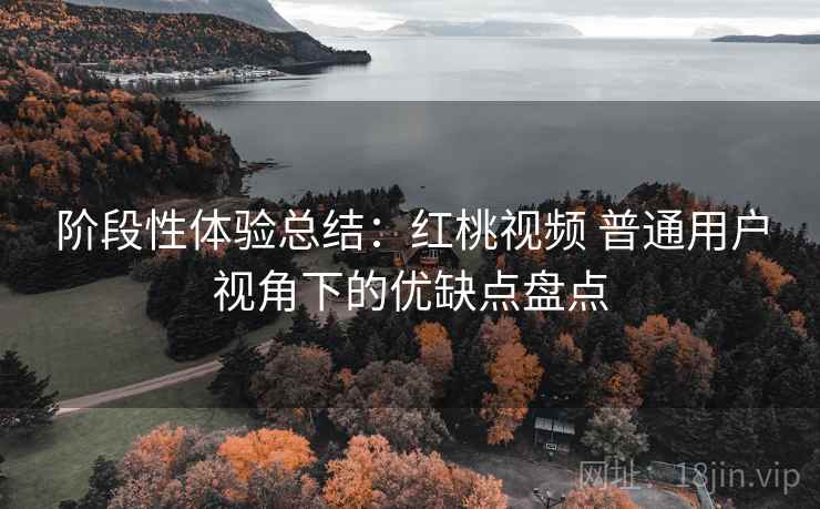 阶段性体验总结：红桃视频 普通用户视角下的优缺点盘点