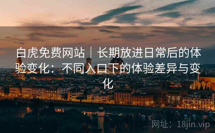 白虎免费网站｜长期放进日常后的体验变化：不同入口下的体验差异与变化