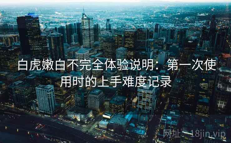 白虎嫩白不完全体验说明：第一次使用时的上手难度记录