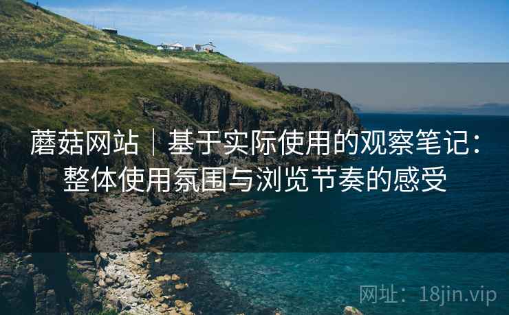 蘑菇网站|基于实际使用的观察笔记:整体使用氛围与浏览节奏的感受 蘑菇网站|基于实际使用的观察笔记:整体使用氛围与浏览节奏的感受