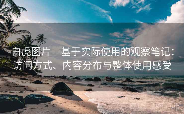 白虎图片|基于实际使用的观察笔记:访问方式、内容分布与整体使用感受 白虎图片|基于实际使用的观察笔记:访问方式、内容分布与整体使用感受
