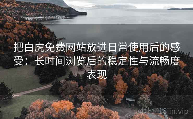 把白虎免费网站放进日常使用后的感受：长时间浏览后的稳定性与流畅度表现
