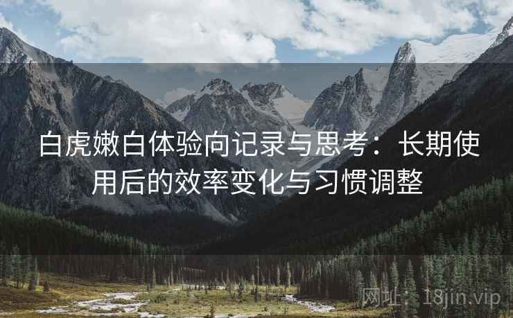 白虎嫩白体验向记录与思考：长期使用后的效率变化与习惯调整