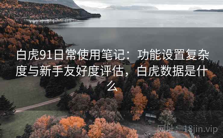 白虎91日常使用笔记:功能设置复杂度与新手友好度评估,白虎数据是什么 白虎91日常使用笔记:功能设置复杂度与新手友好度评估,白虎数据是什么