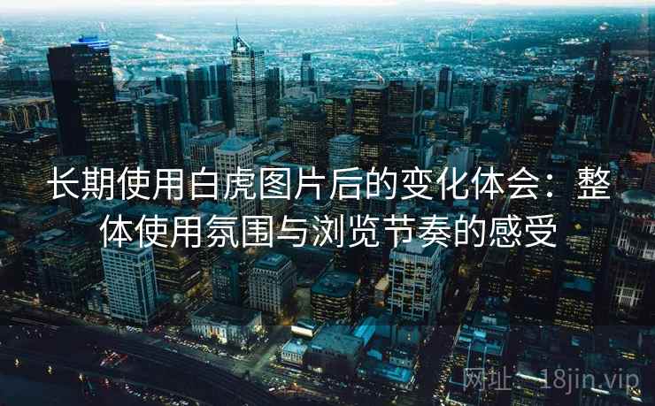 长期使用白虎图片后的变化体会:整体使用氛围与浏览节奏的感受 长期使用白虎图片后的变化体会:整体使用氛围与浏览节奏的感受